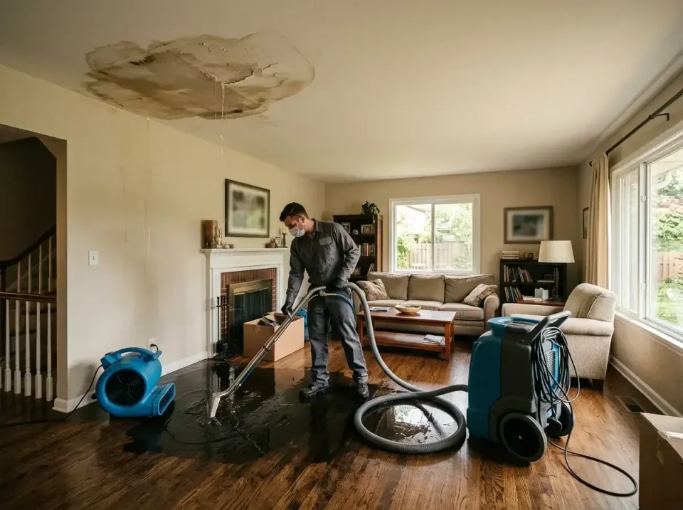 attic-pipe-burst-ceiling-drip-008 — frequently asked questions, Water Damage Restoration & Carpet Care in Short Hills, NJ
